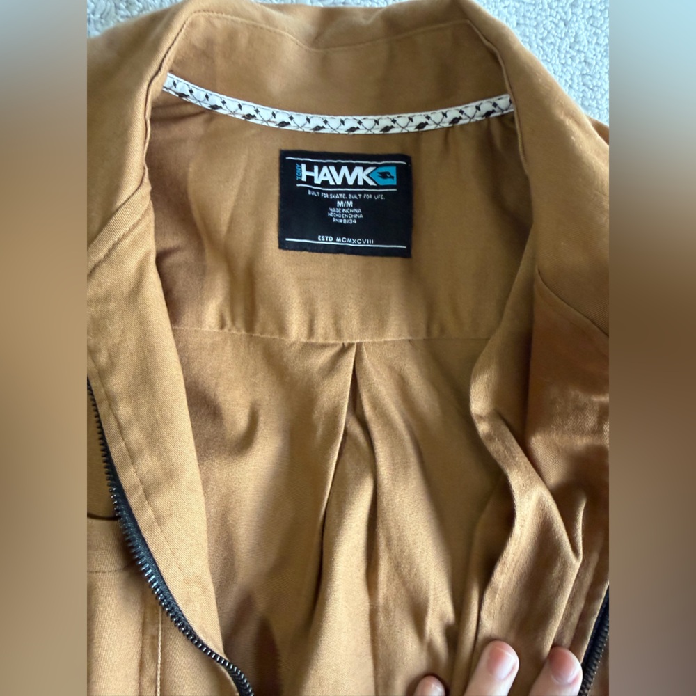 Hawk MenTan Zip-Front Jacket - Picture 2 of 2